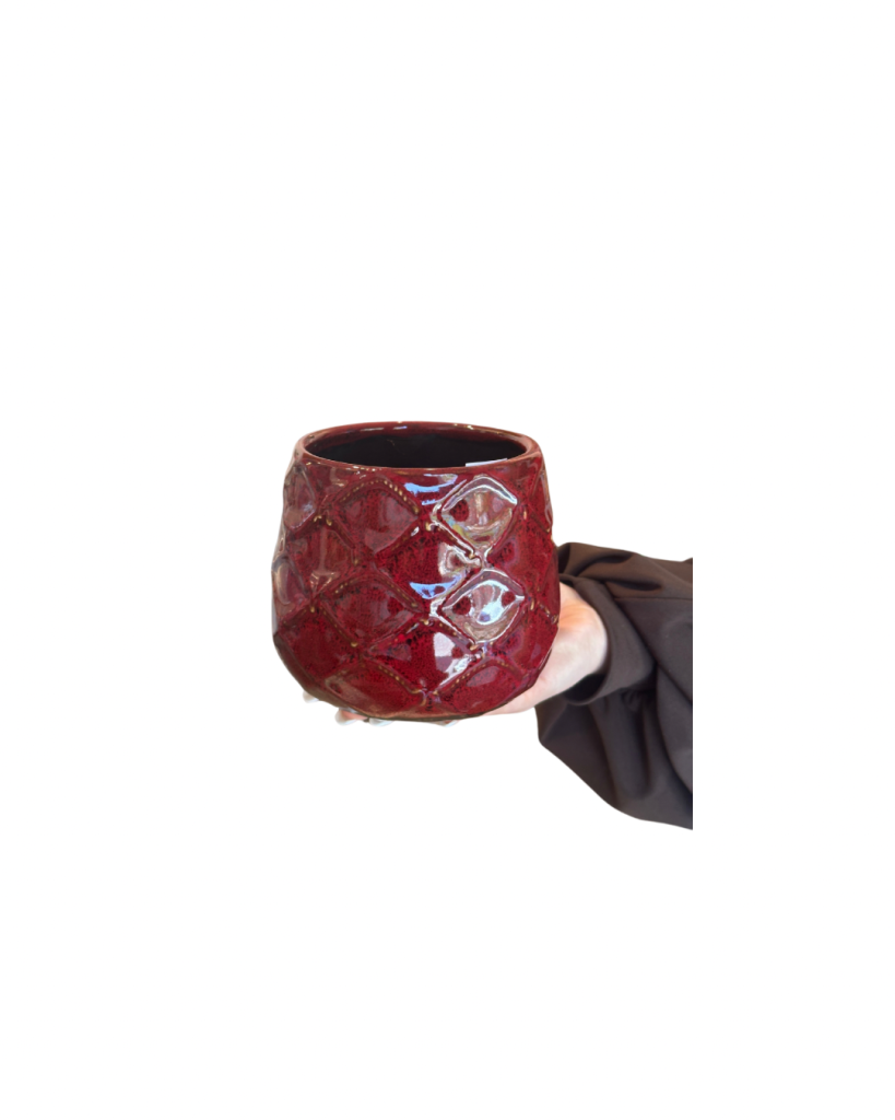 Ghiveci Ceramică Roșu Rubin