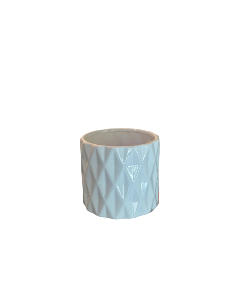 Ghiveci Ceramic Alb Mat