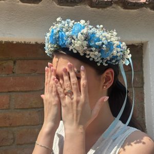 Coroniță de flori naturale