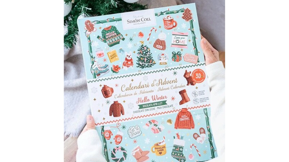 Calendar Advent cu figurine de ciocolată