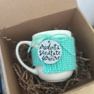 Cană „Credință, sănătate, fericire”