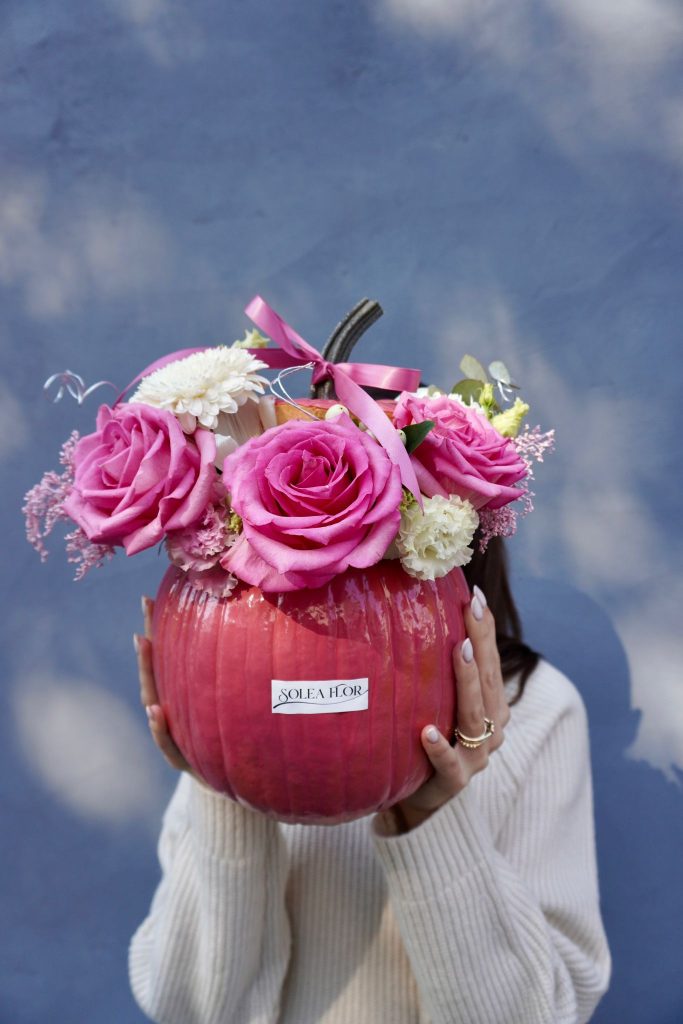 Aranjament „Pink Pumpkin Dream”