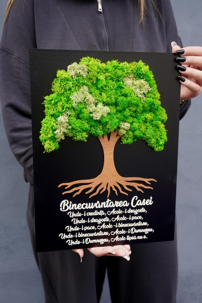 Tablou Licheni „Binecuvântarea Casei”