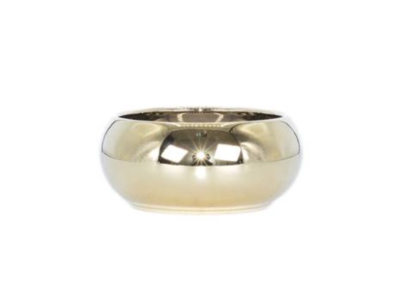 Piano Metal Gold – vas decorativ metalic