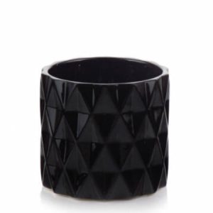 Vas decorativ „Black Geometry”