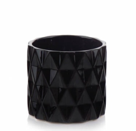 Vas decorativ „Black Geometry”